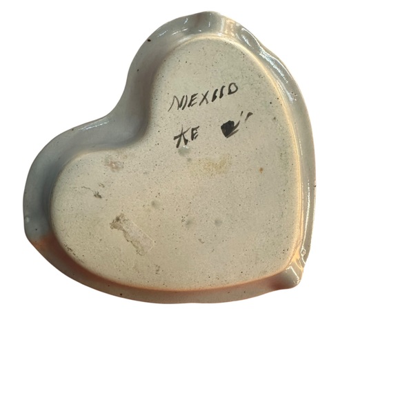 Vintage Ken Edwards Ashtray Mexican Pottery Blue Bird Tonala Signed 5.5" - Picture 4 of 7